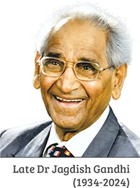 Late Dr Jagdish Gandhi, CMS Founder-Manager