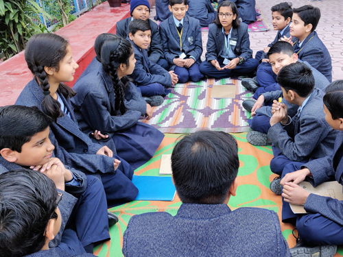 Animator with junior youth