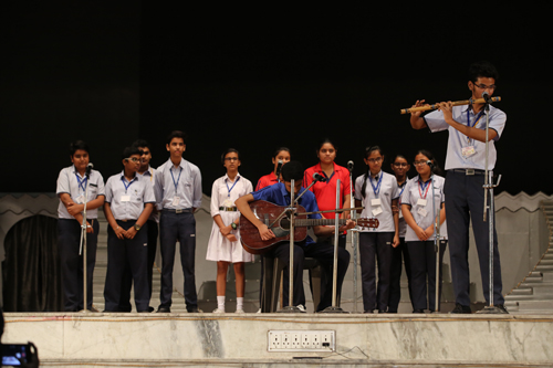 Animators' performing at the conference held in October 2018