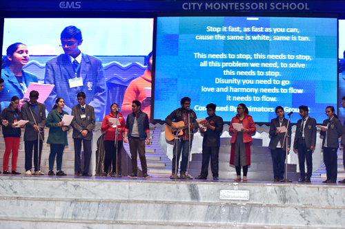Animators' performing at the conference held in October 2018