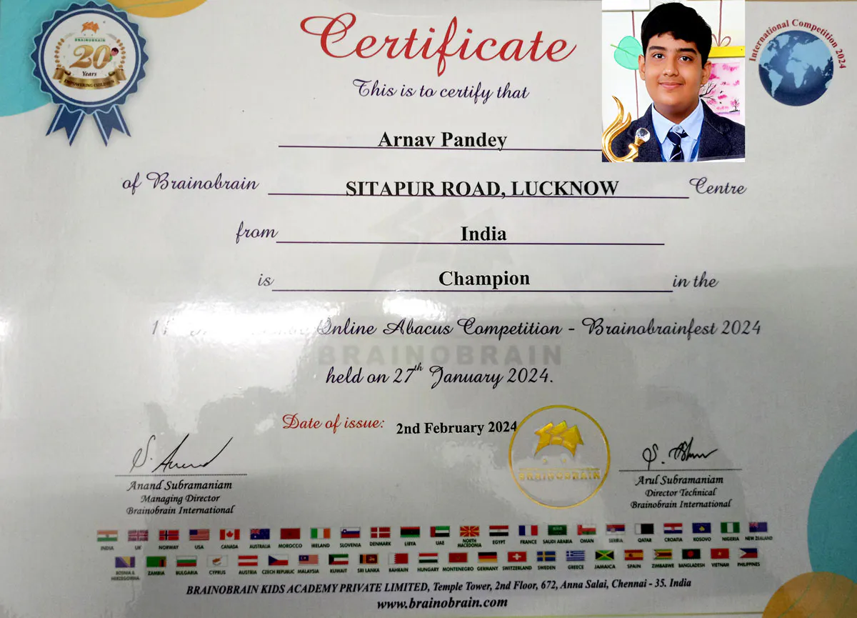 International Online Abacus Competition