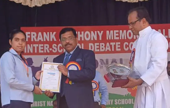 Aditri Srivastava, First Prize in the Albert Barrow Memorial All India Inter School Creative Writing Competition