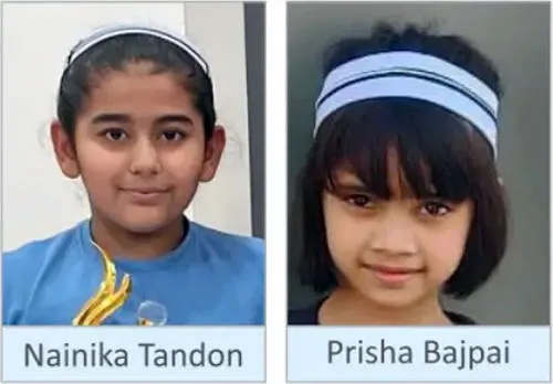 Nainika Tandon and Prisha Bajpai