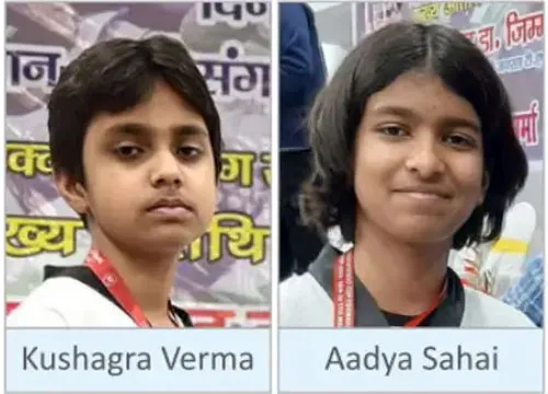 Kushagra Verma and Aadya Sahai